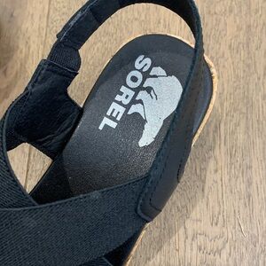 Sorel Women's Black Sandals